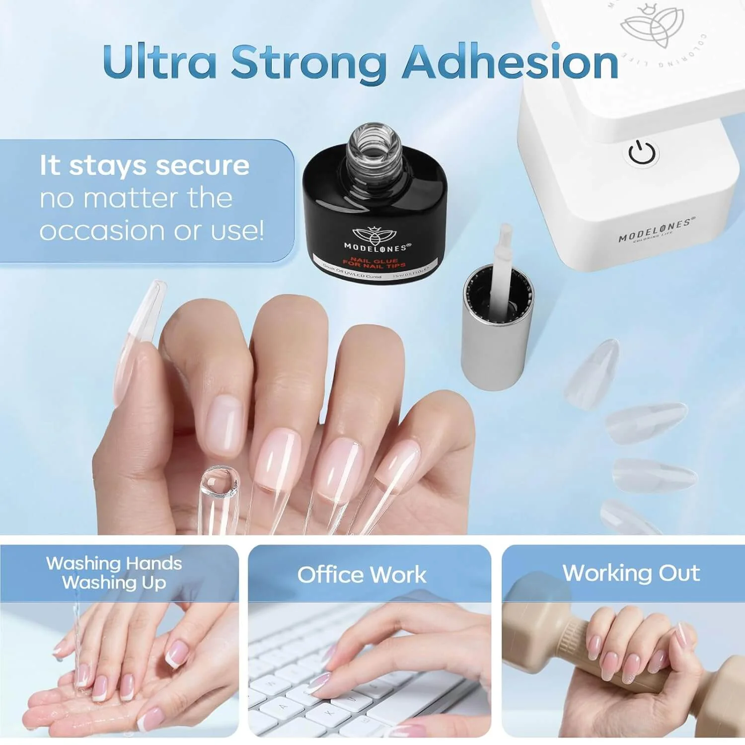 10 in One Gel Nail Glue/2Pcs - Image 7