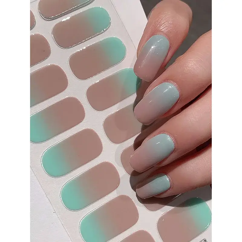 Azure Semi-cured Gel Nail/20 Tips - Image 10