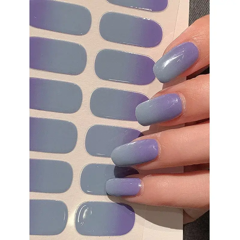 Azure Semi-cured Gel Nail/20 Tips - Image 14