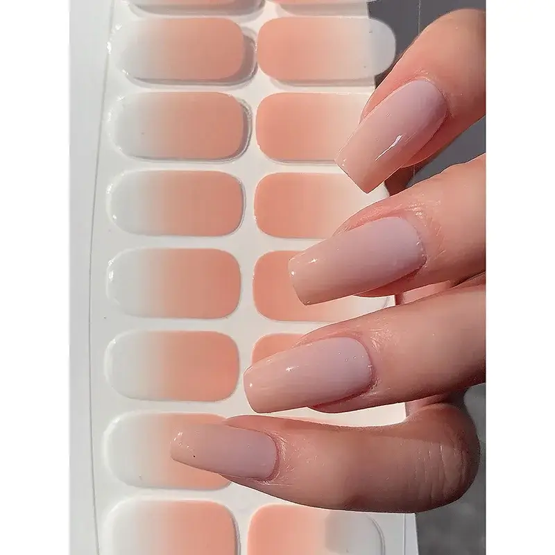 Azure Semi-cured Gel Nail/20 Tips - Image 17