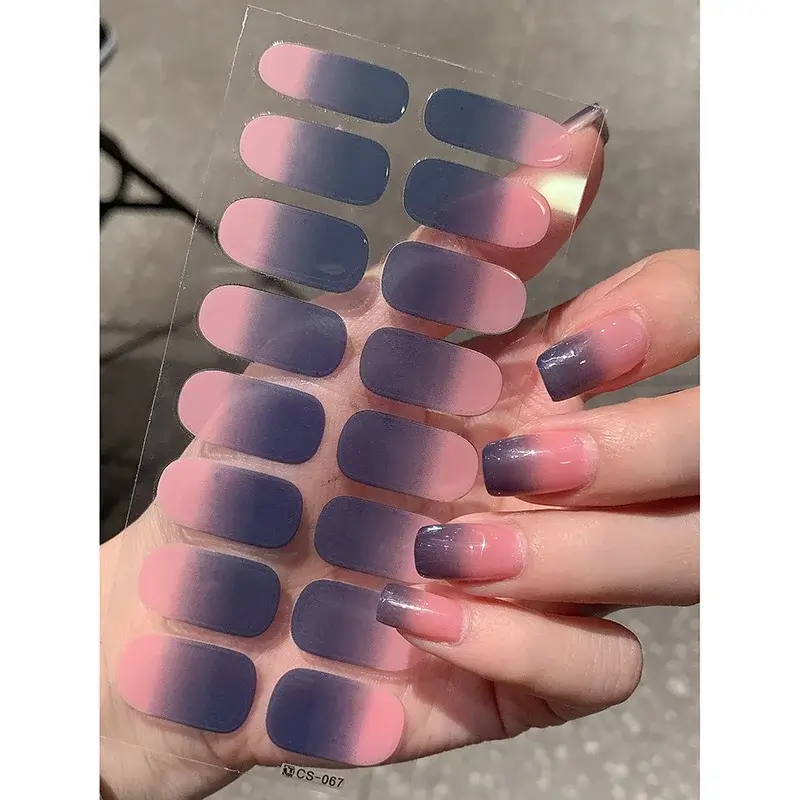 Azure Semi-cured Gel Nail/20 Tips - Image 19