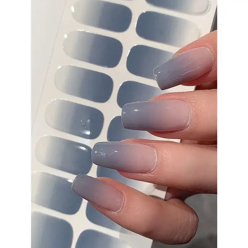 Azure Semi-cured Gel Nail/20 Tips - Image 20