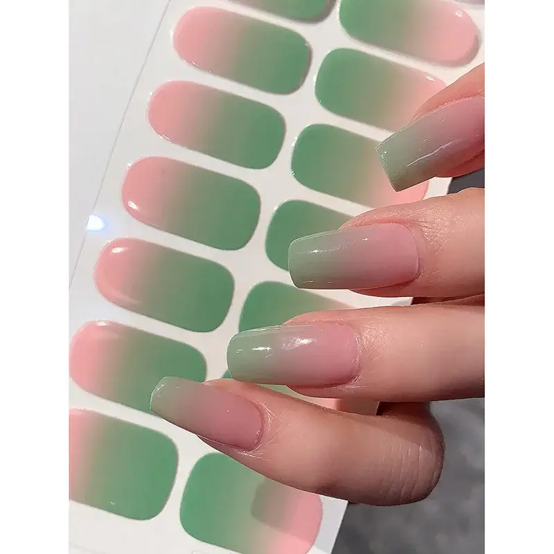 Azure Semi-cured Gel Nail/20 Tips - Image 22