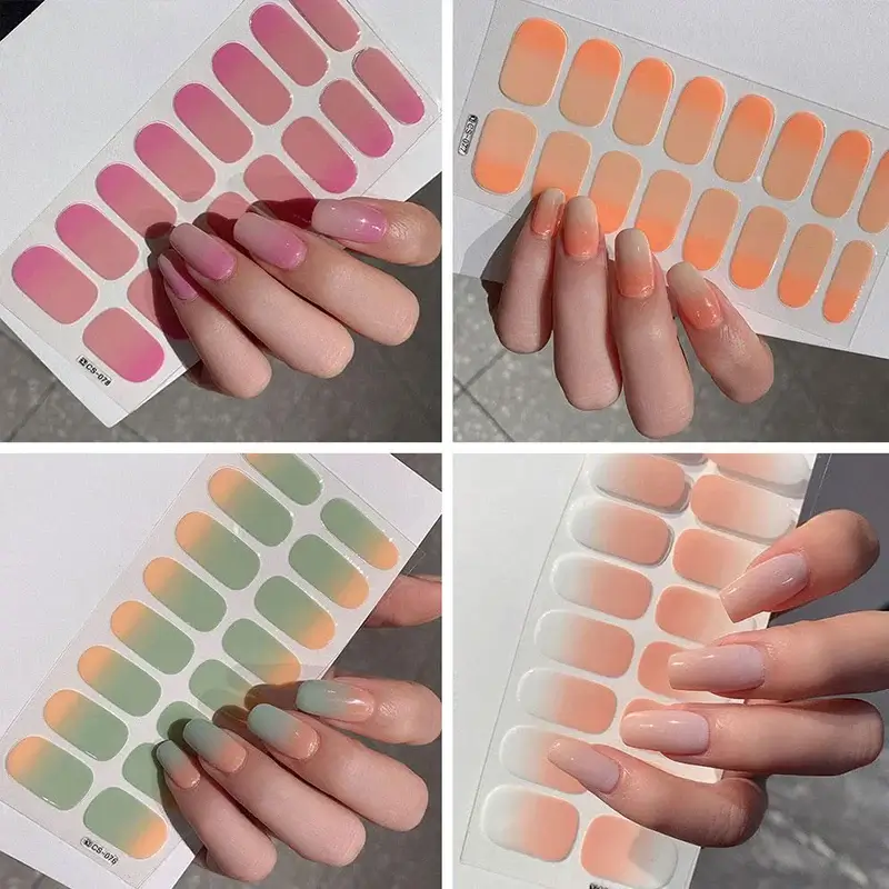 Azure Semi-cured Gel Nail/20 Tips - Image 3