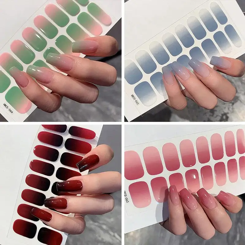 Azure Semi-cured Gel Nail/20 Tips - Image 4