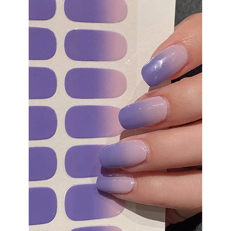 Azure Semi-cured Gel Nail/20 Tips - Image 8
