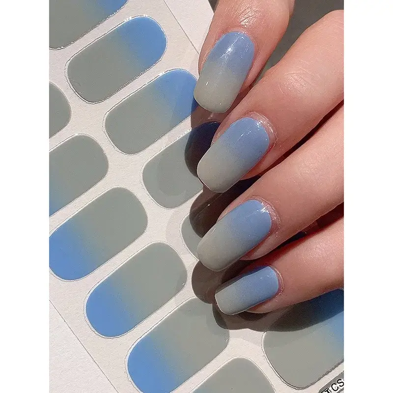 Azure Semi-cured Gel Nail/20 Tips - Image 9