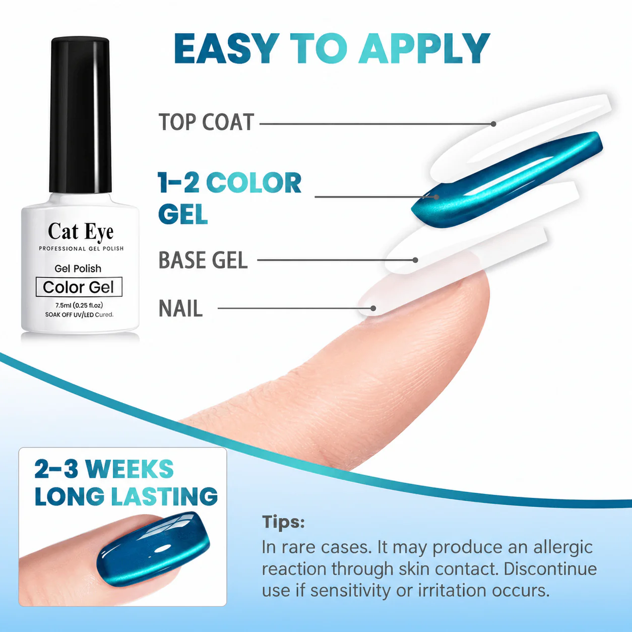 Magnetic Cat Eye Gel Nail Polish - Image 11