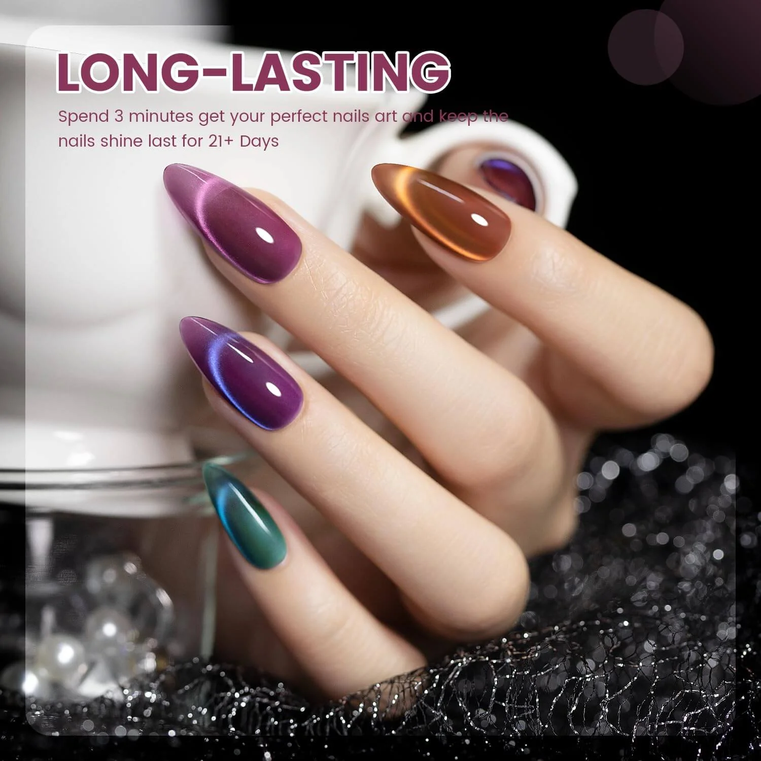 Magnetic Cat Eye Gel Nail Polish - Image 15