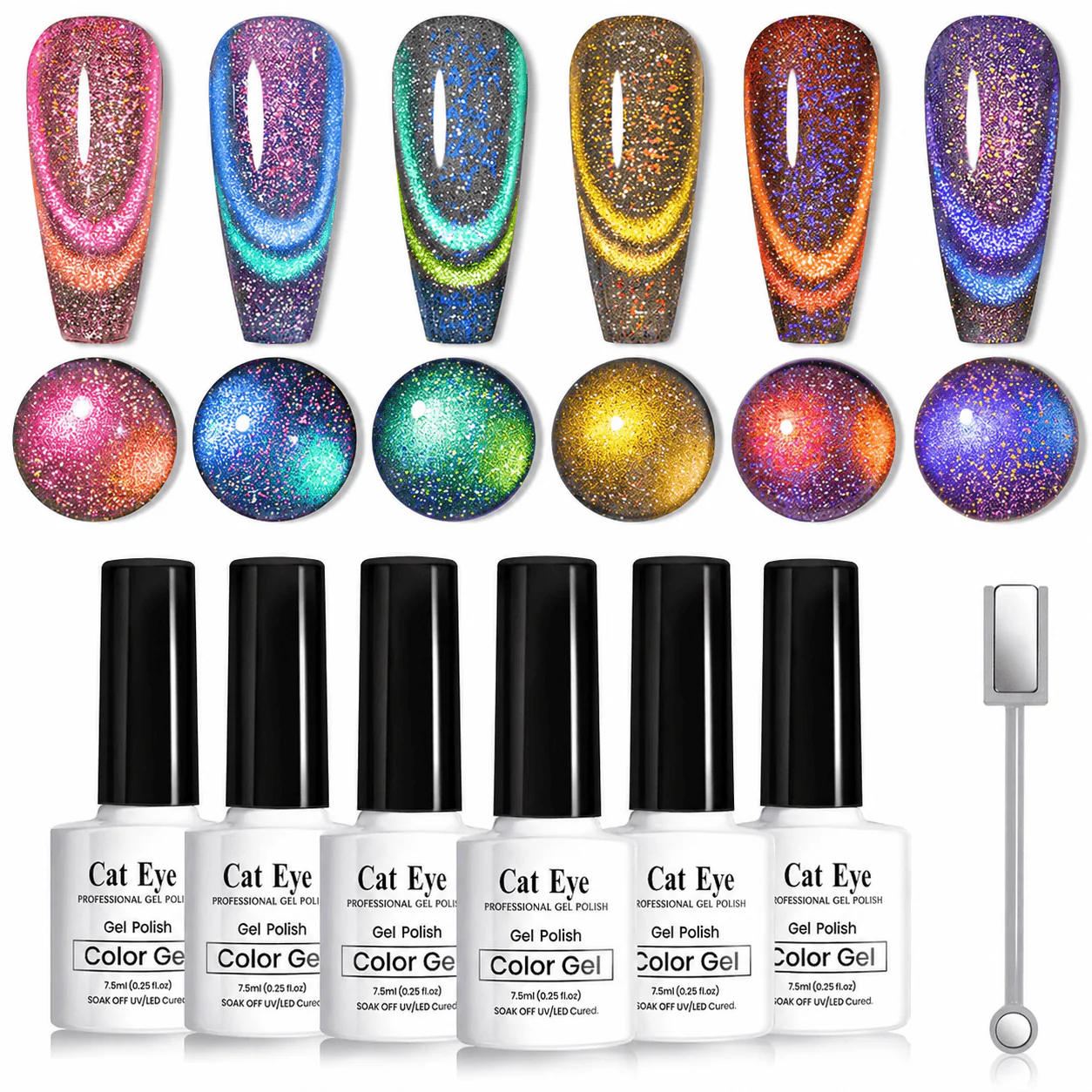 Magnetic Cat Eye Gel Nail Polish - Image 3