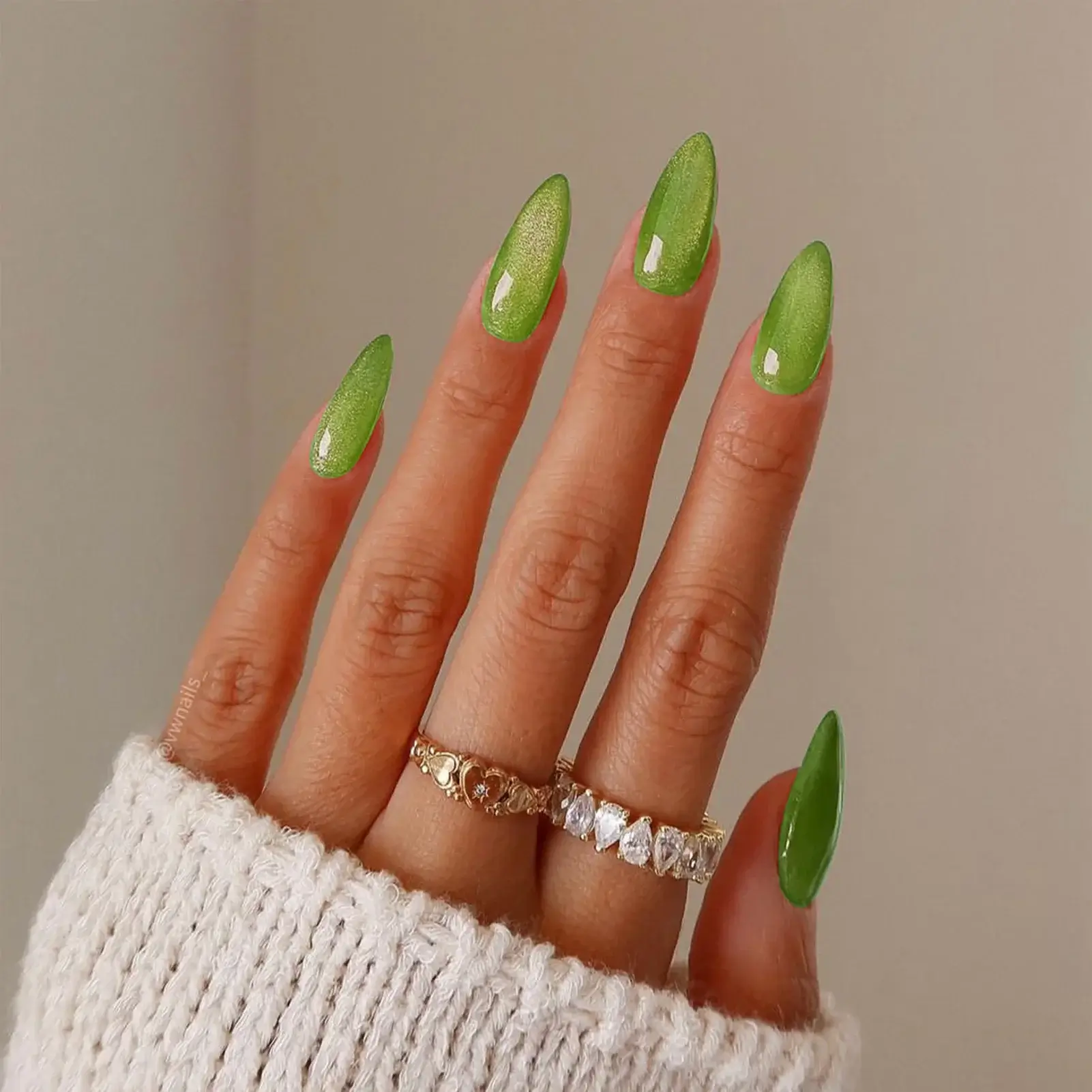 Cat Eye Press on Nails/24Pcs - Image 3