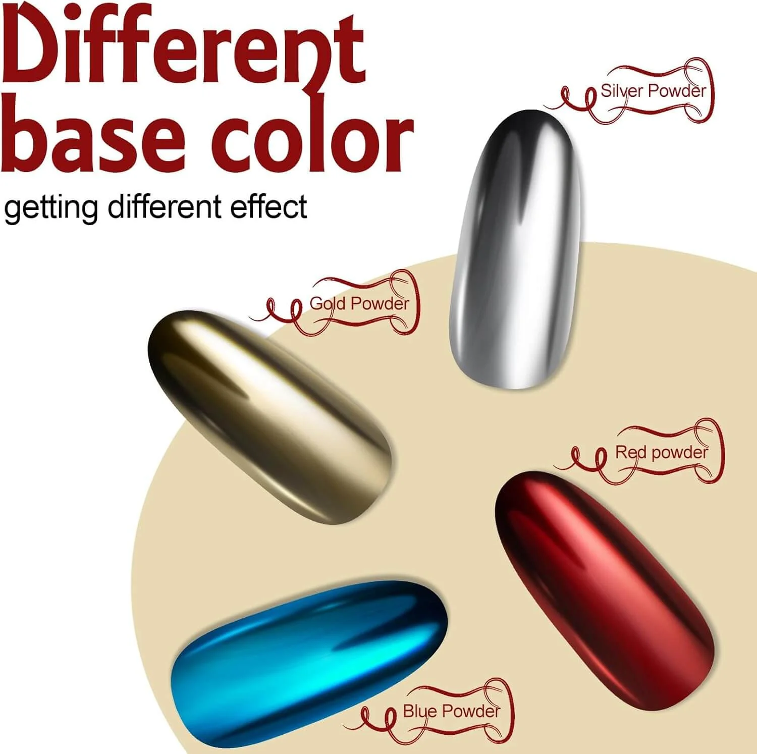 Chrome Nail Powder - 16 Colors - Image 10