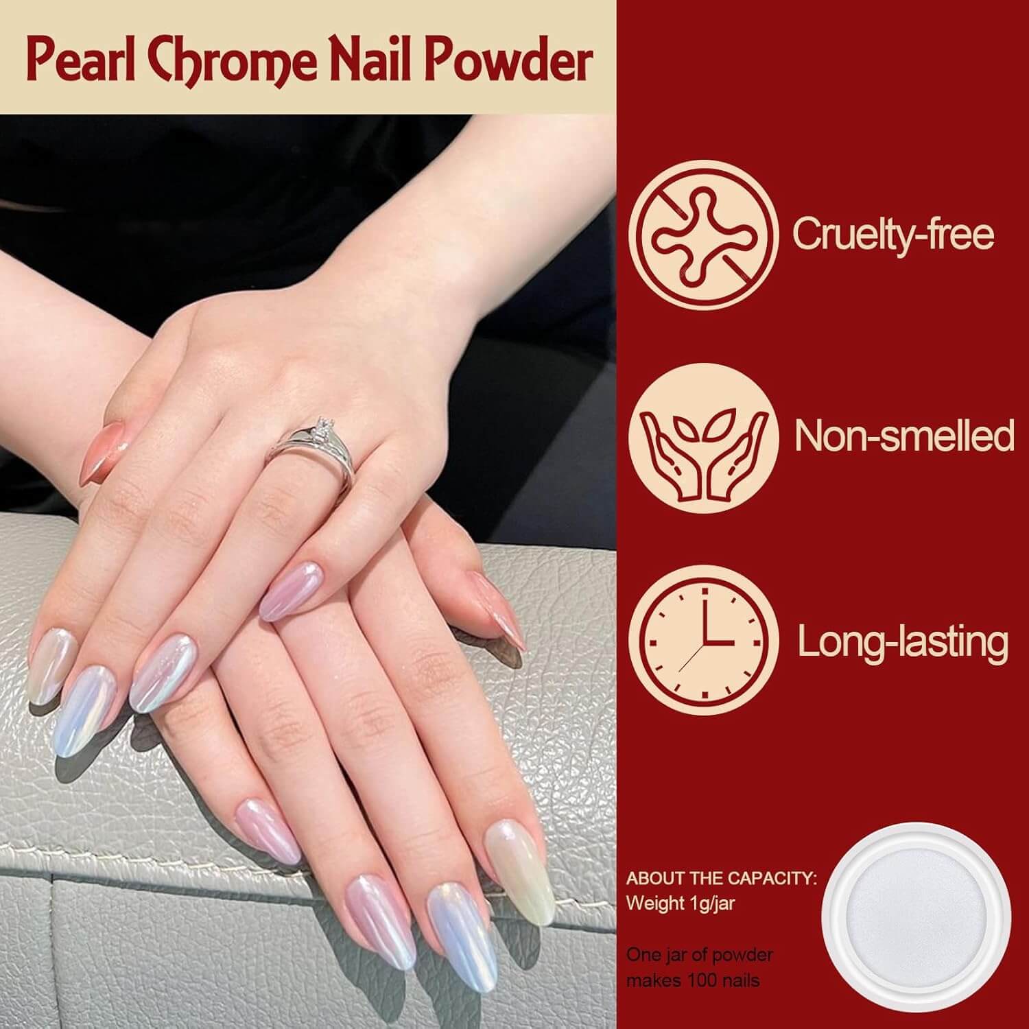 Chrome Nail Powder - 16 Colors - Image 8