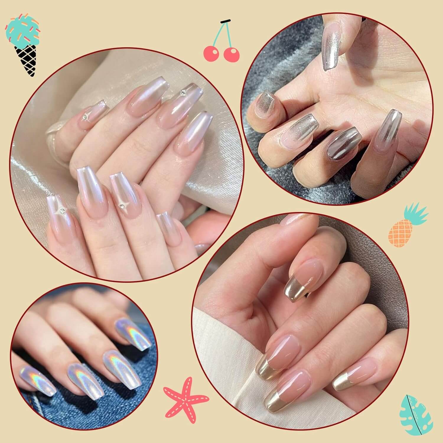 Chrome Nail Powder - 16 Colors - Image 9