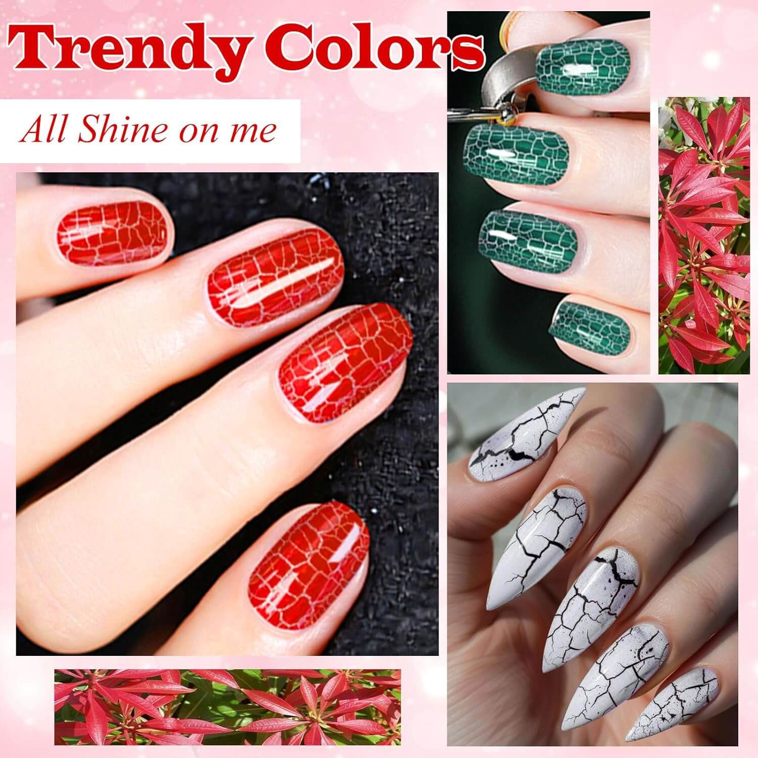Crackle Nail Polish - 10 Colors - Image 4