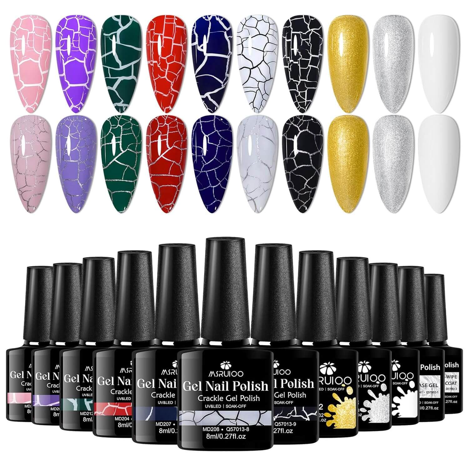 Crackle Nail Polish - 10 Colors - Image 6