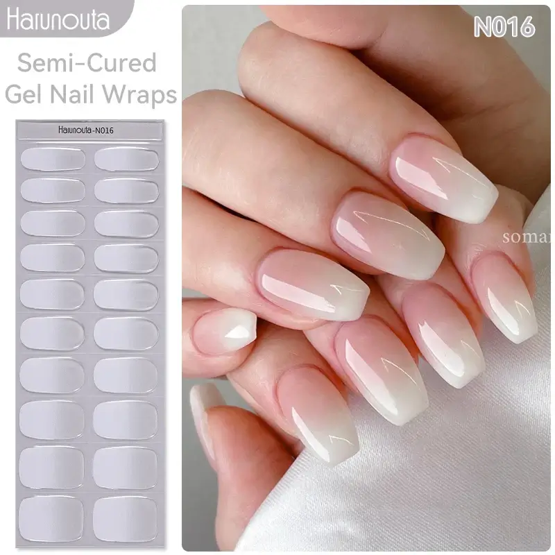 Fall Semi Cured Gel Nail/20Tips - Image 13