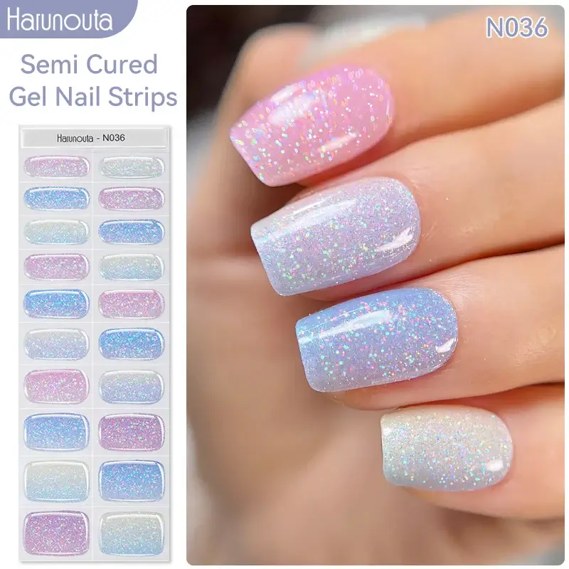 Fall Semi Cured Gel Nail/20Tips - Image 14