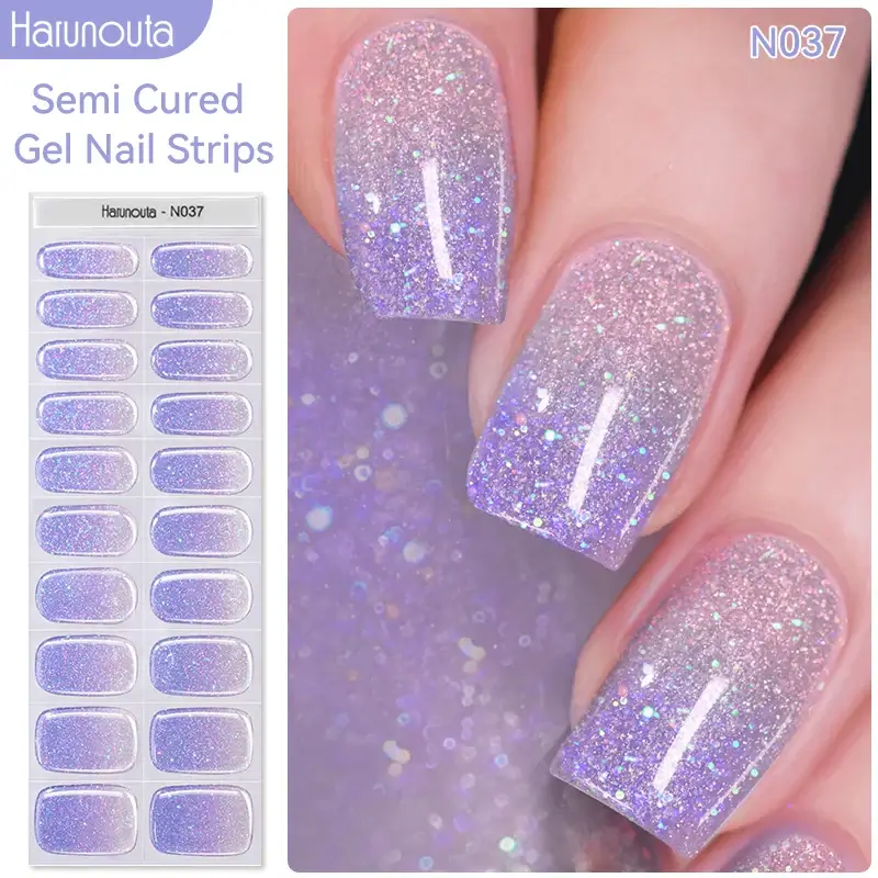 Fall Semi Cured Gel Nail/20Tips - Image 16