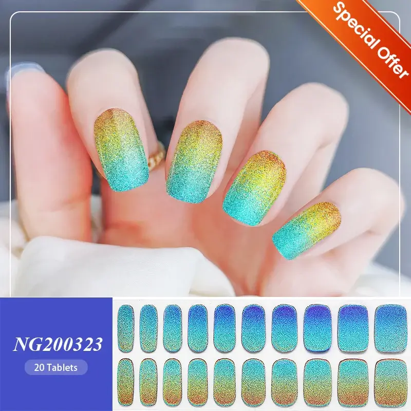 Fall Semi Cured Gel Nail/20Tips - Image 21