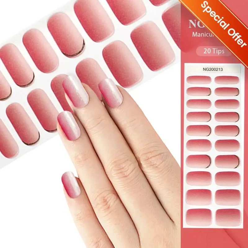 Fall Semi Cured Gel Nail/20Tips - Image 23