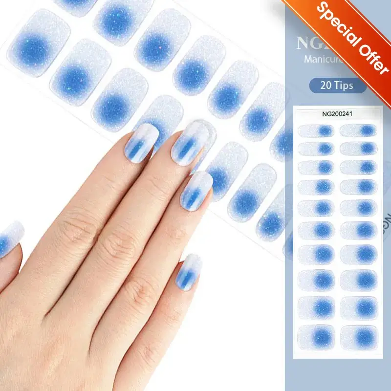 Fall Semi Cured Gel Nail/20Tips - Image 25