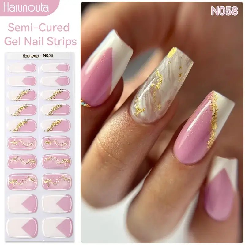 Fall Semi Cured Gel Nail/20Tips - Image 27