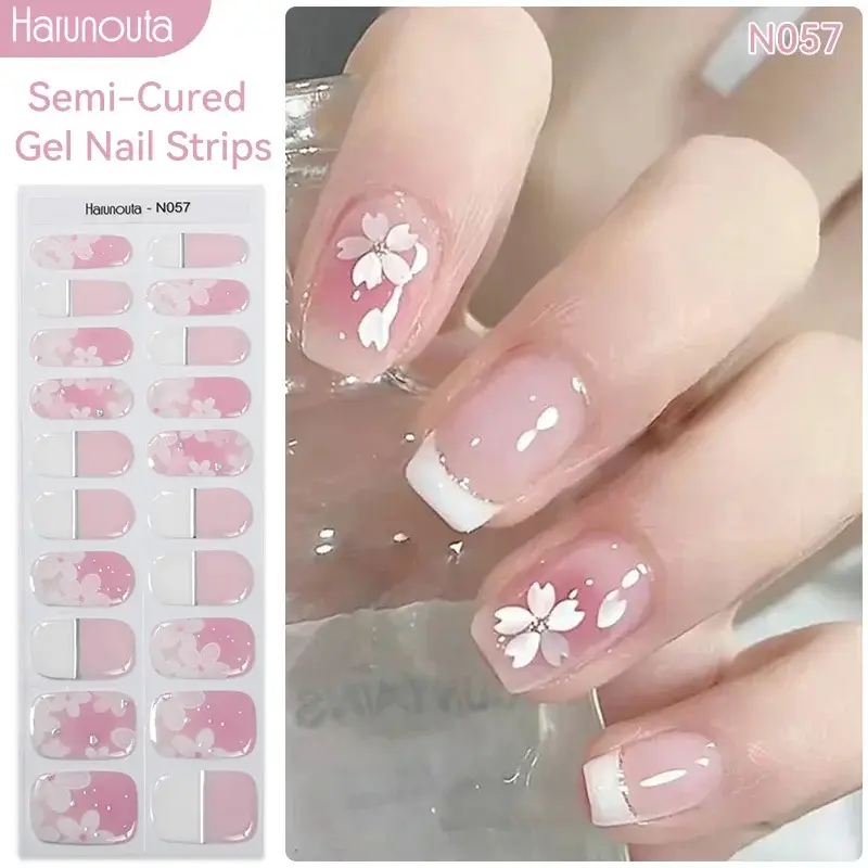Fall Semi Cured Gel Nail/20Tips - Image 28