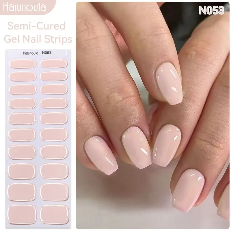 Fall Semi Cured Gel Nail/20Tips - Image 30
