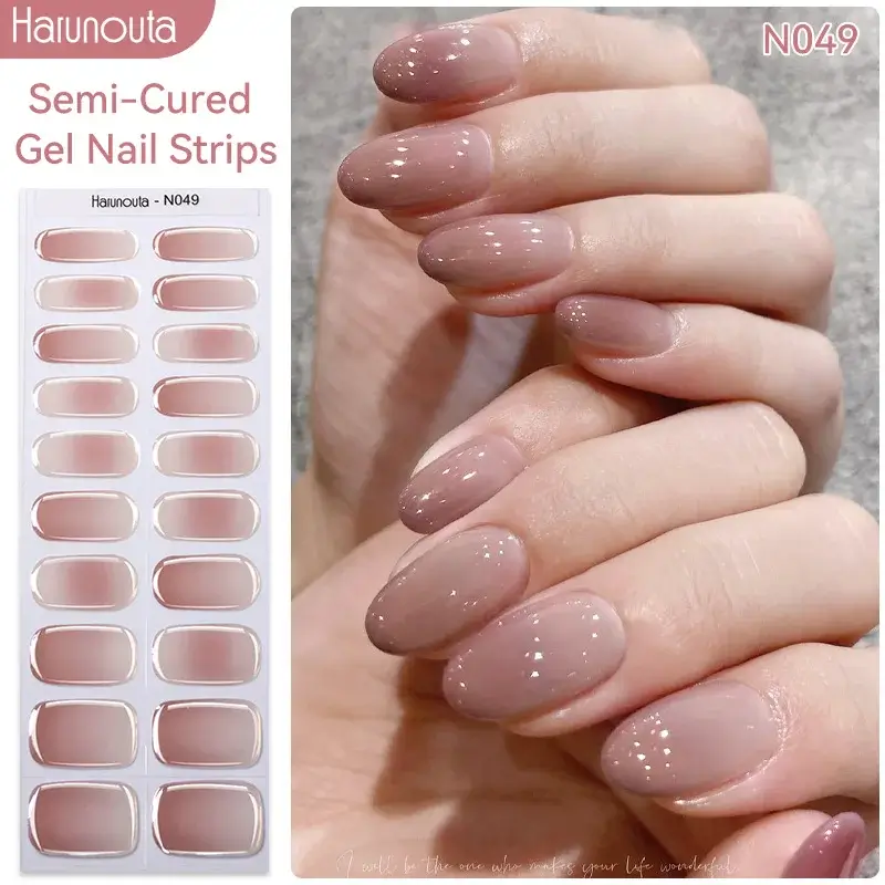 Fall Semi Cured Gel Nail/20Tips - Image 31
