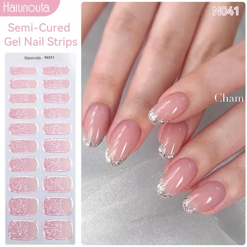 Fall Semi Cured Gel Nail/20Tips - Image 4