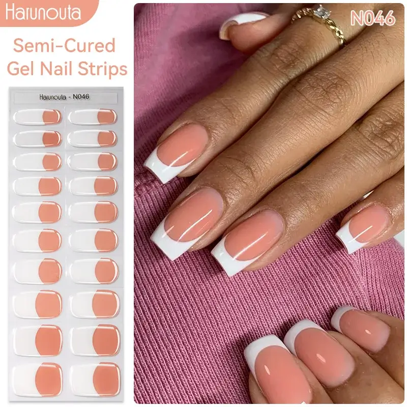 Fall Semi Cured Gel Nail/20Tips - Image 6