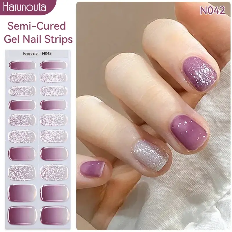 Fall Semi Cured Gel Nail/20Tips - Image 7