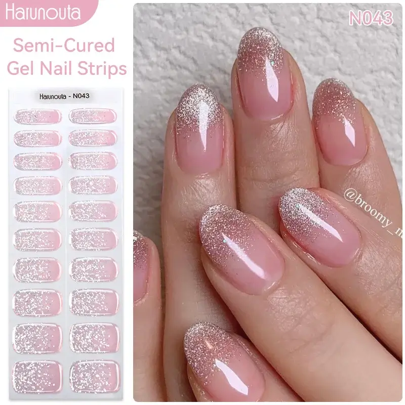 Fall Semi Cured Gel Nail/20Tips - Image 8