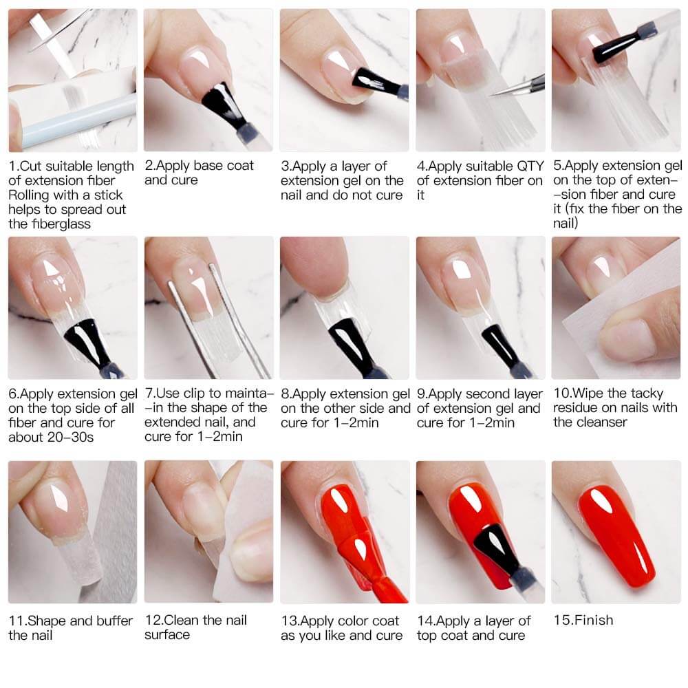 Fiberglass Nail Wrap Kit - Image 5
