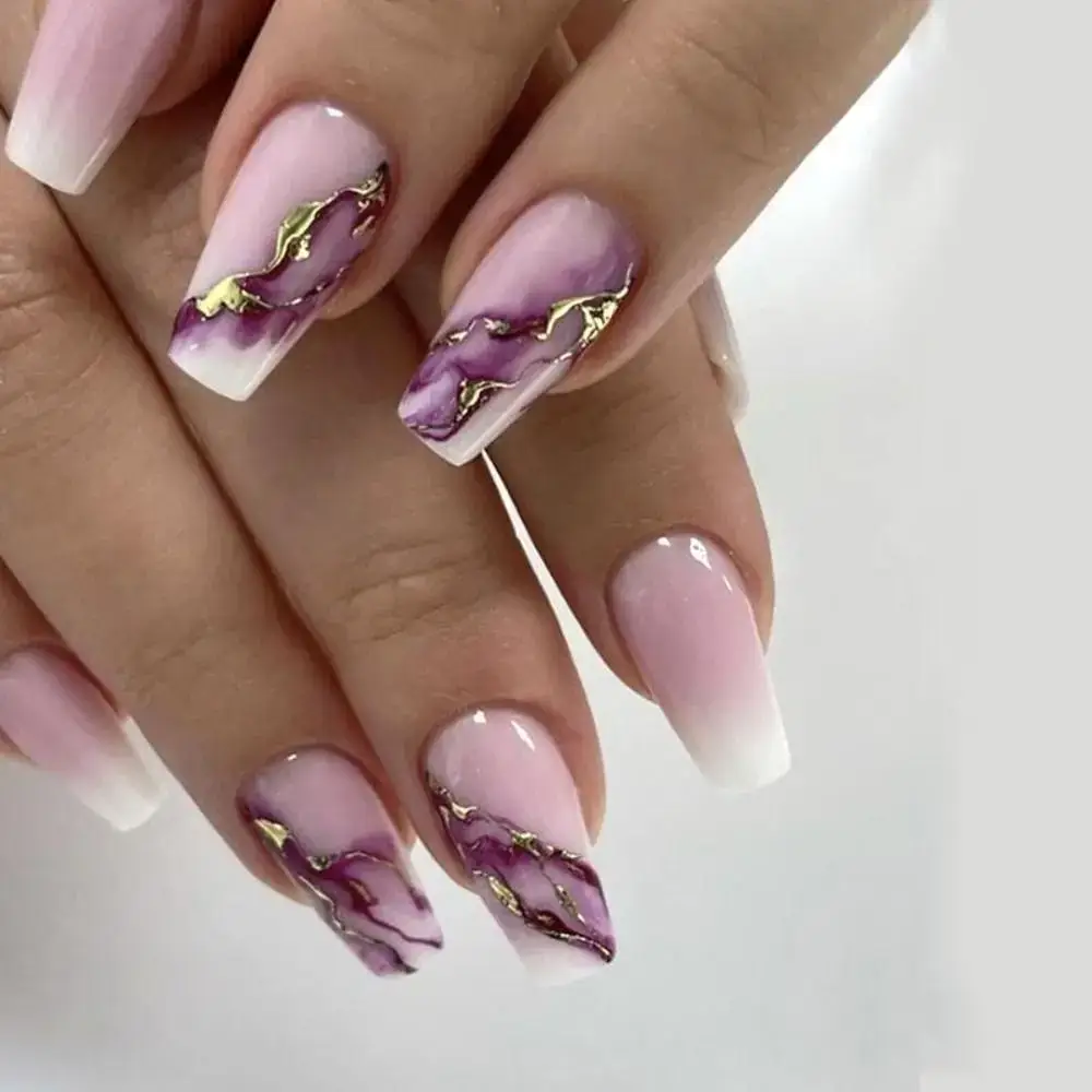French Ballerina Press on Nails/24Pcs - Image 17