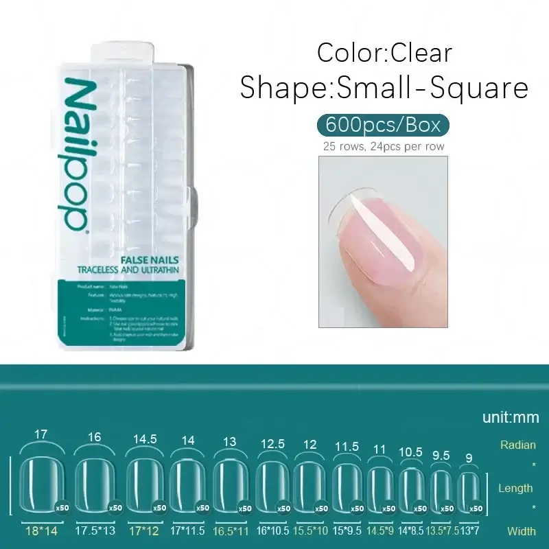 Full Cover Nail Tips/600 Pcs - Image 20