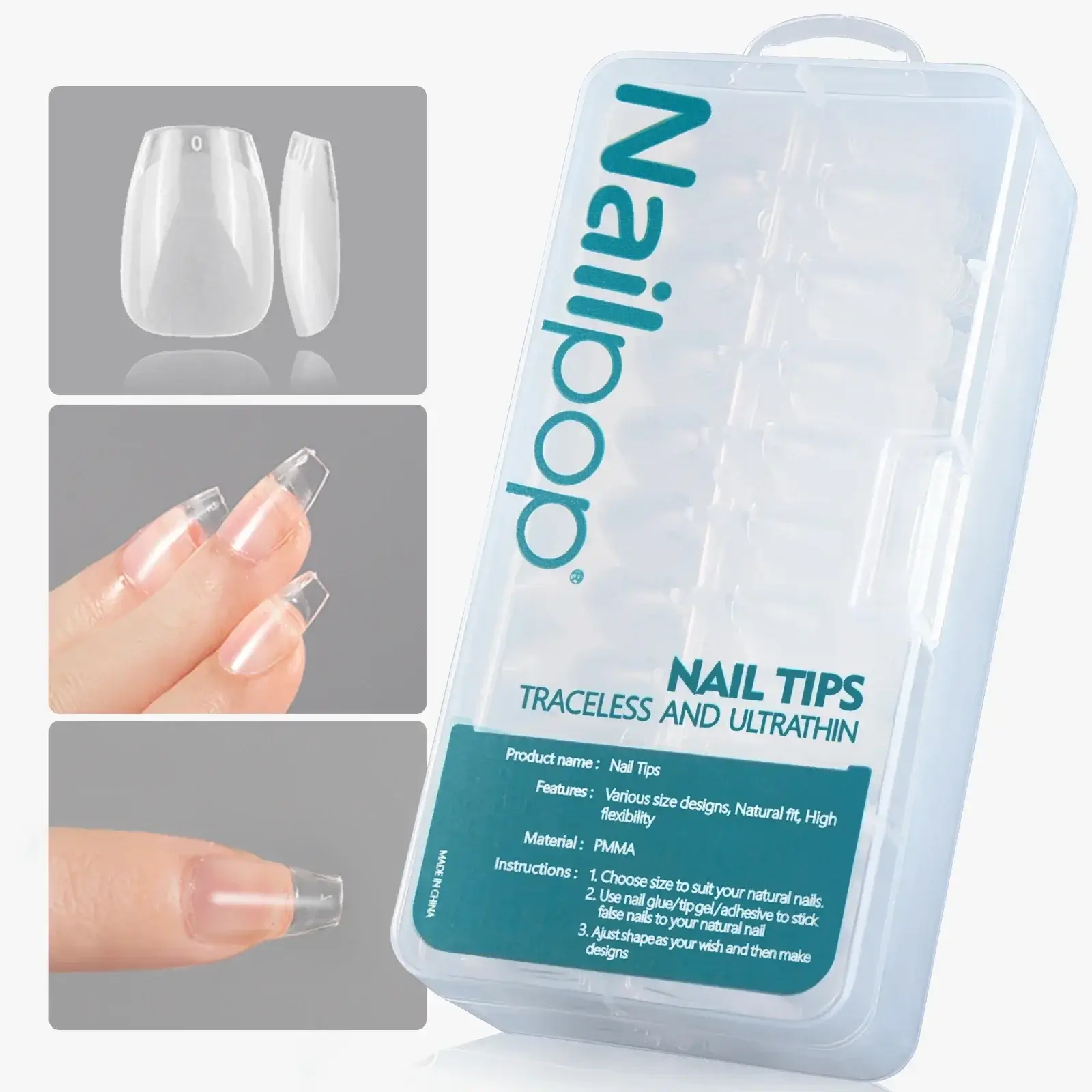 Full Cover Nail Tips/600 Pcs - Image 25