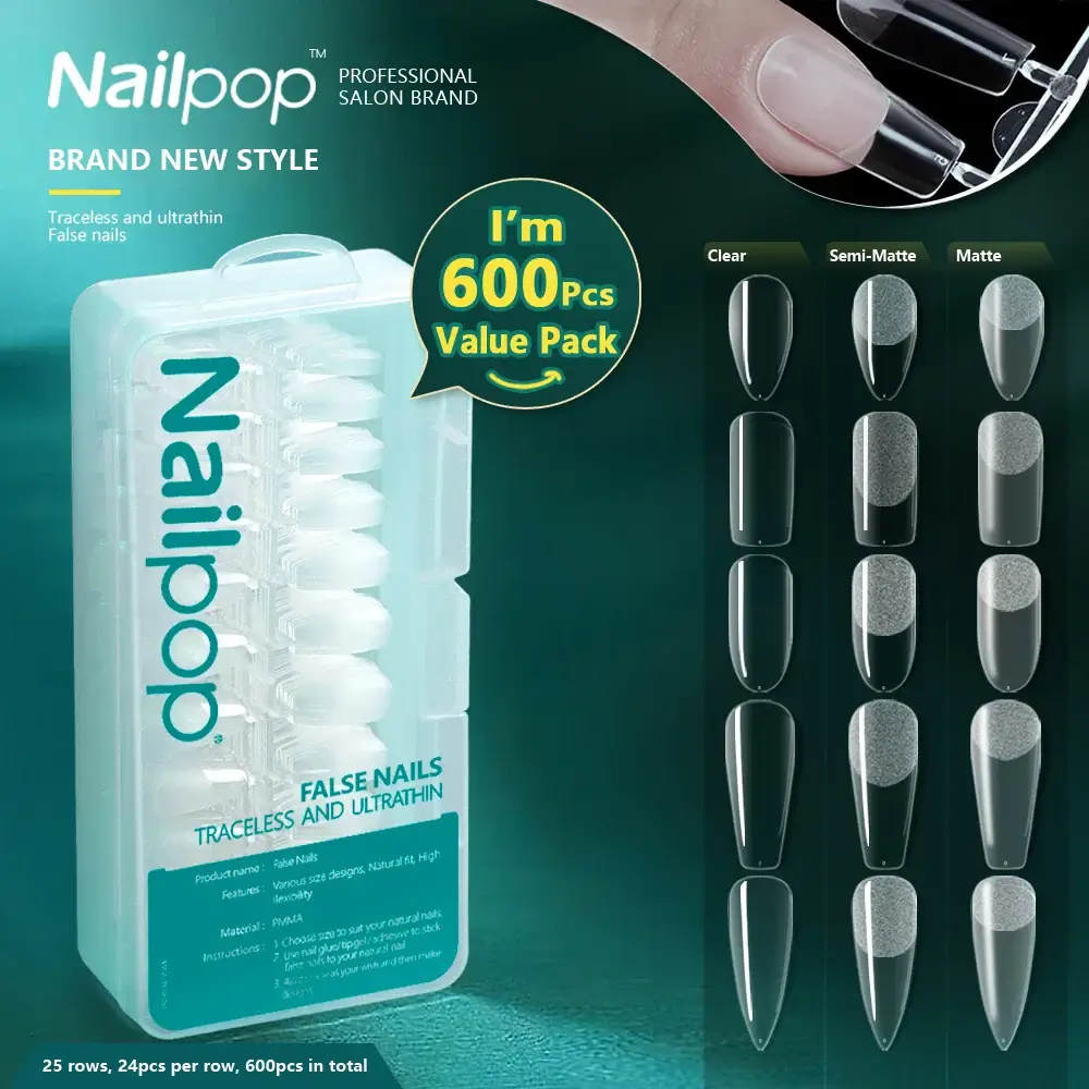 Full Cover Nail Tips/600 Pcs - Image 5