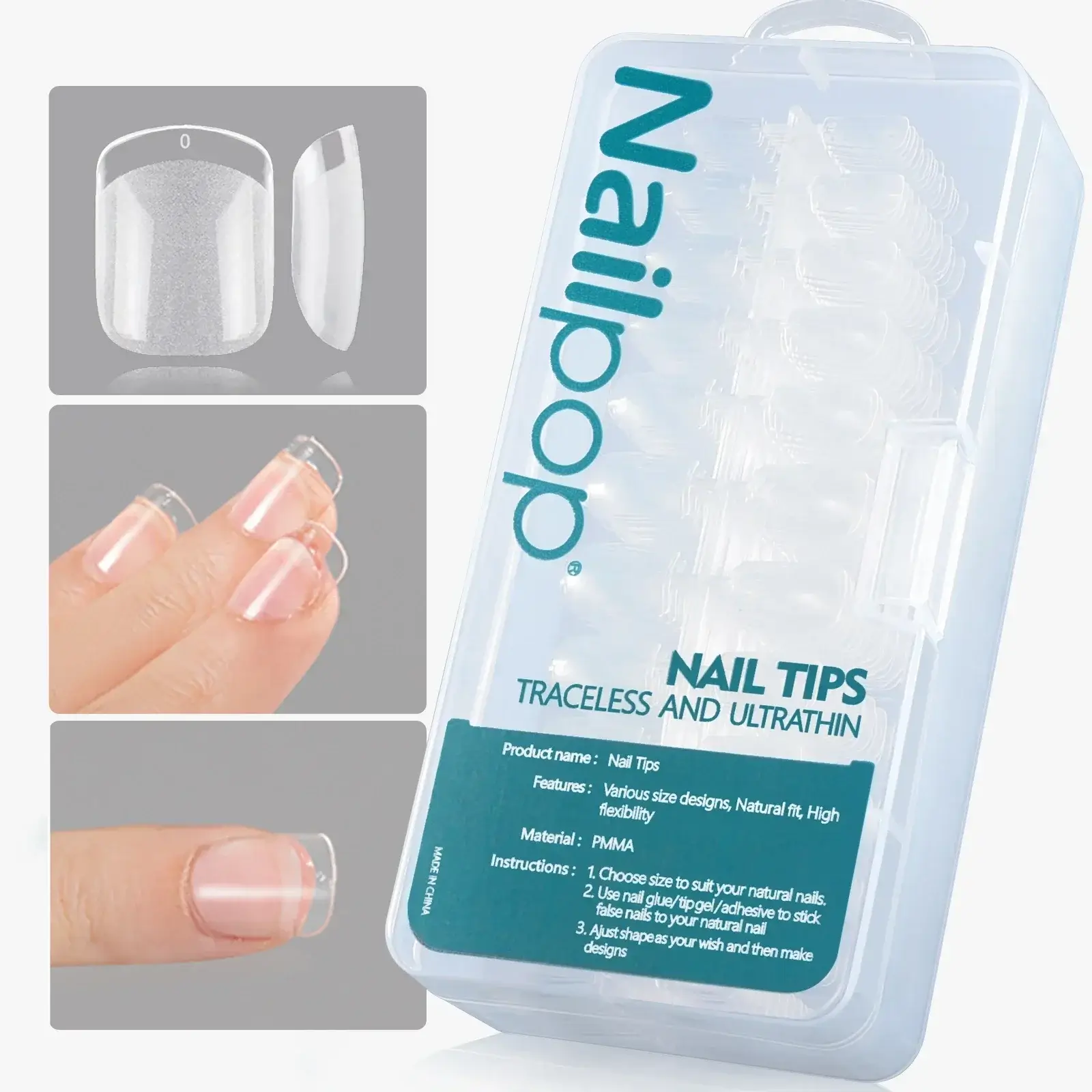 Full Cover Nail Tips/600 Pcs - Image 9