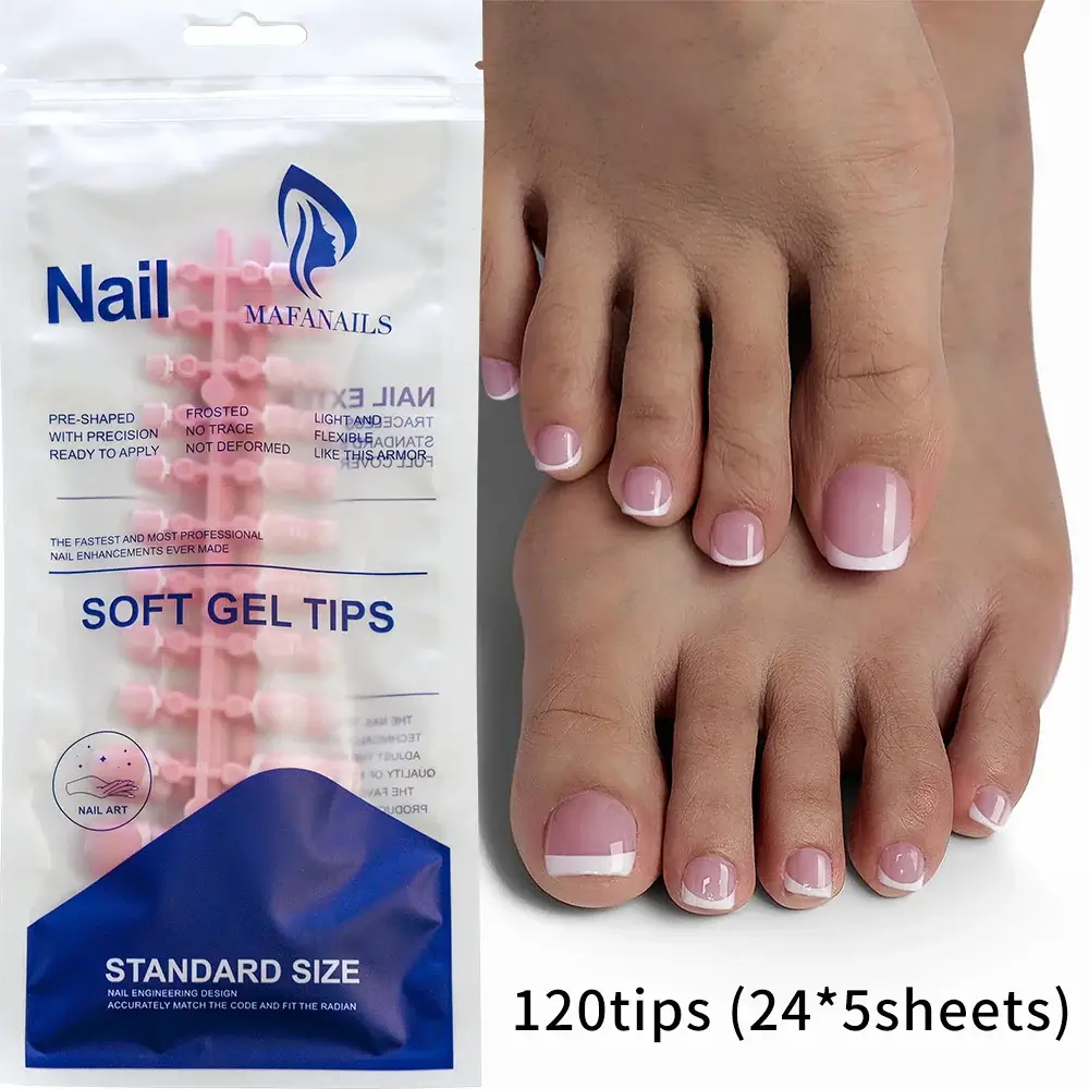 Full Cover Toe Nail Tips/120Pcs - Image 11