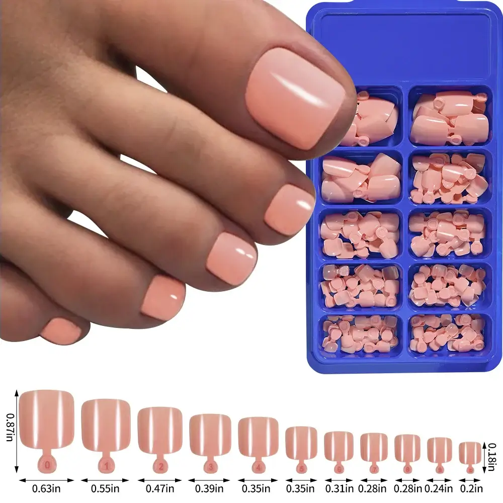 Full Cover Toe Nail Tips/120Pcs - Image 16