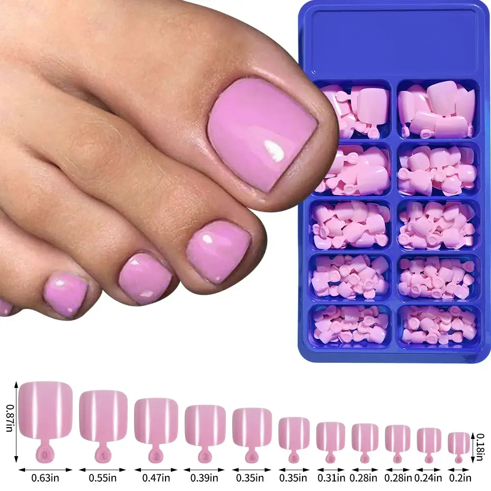 Full Cover Toe Nail Tips/120Pcs - Image 18