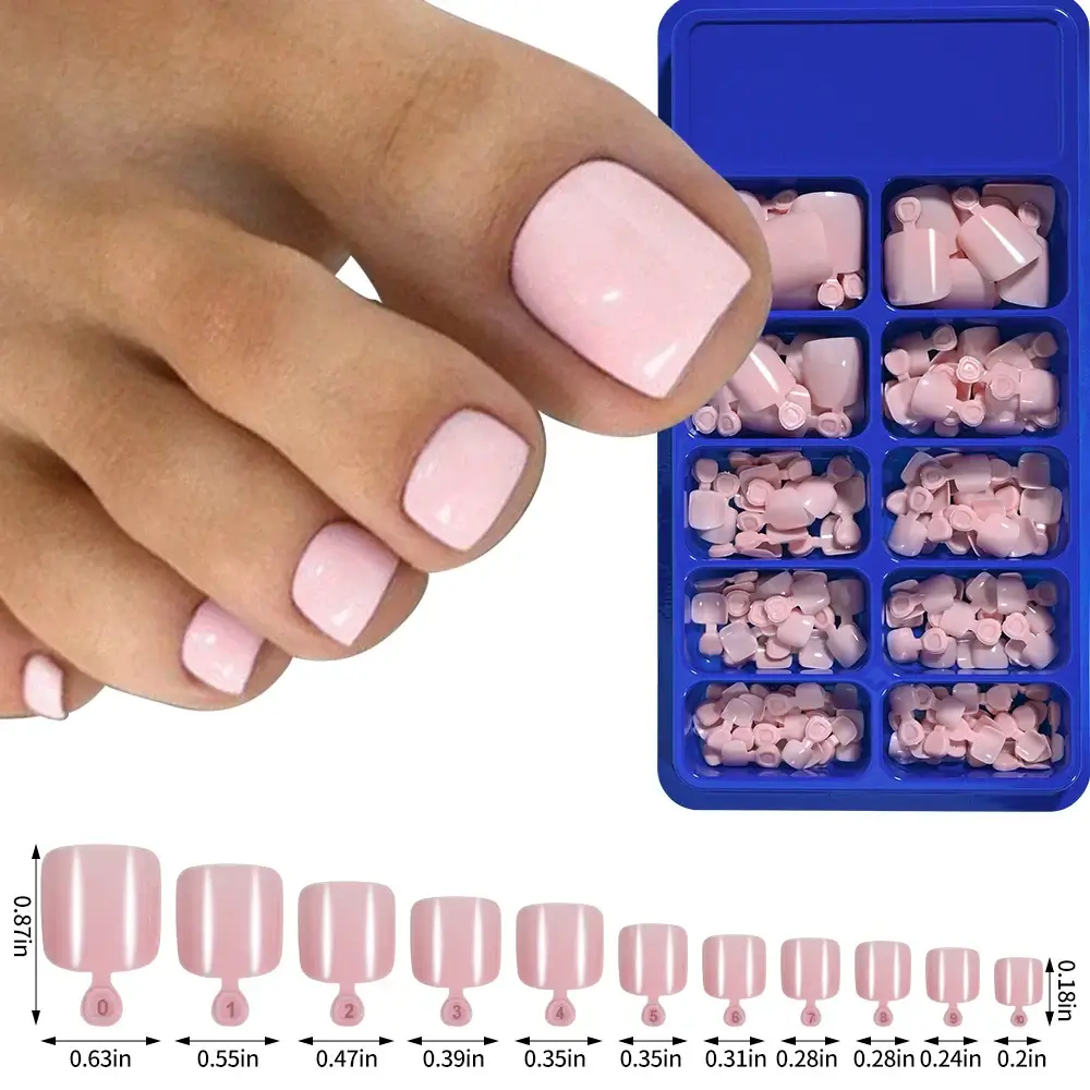 Full Cover Toe Nail Tips/120Pcs - Image 20