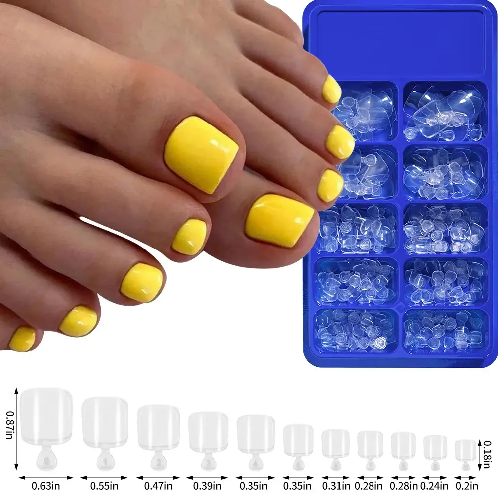 Full Cover Toe Nail Tips/120Pcs - Image 24