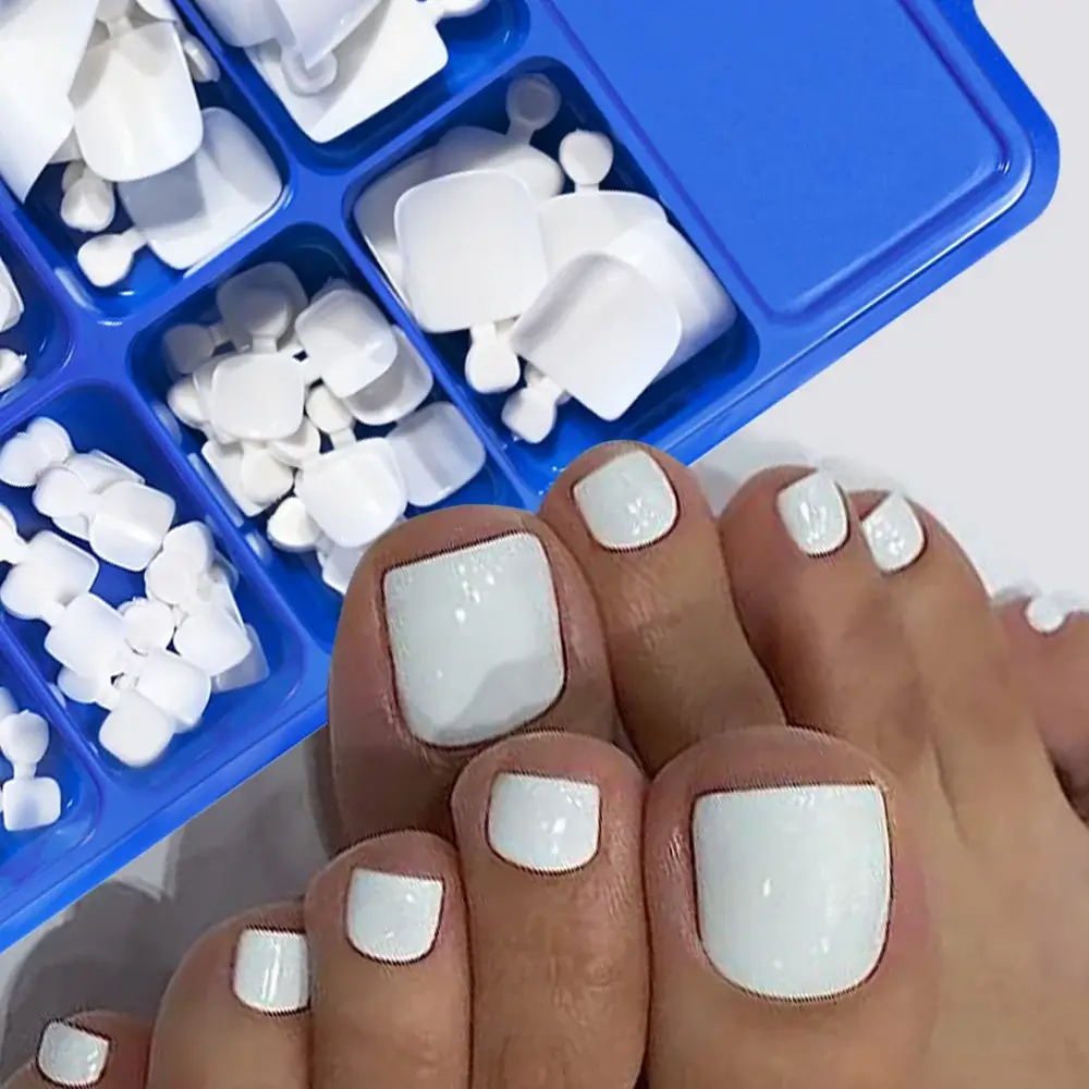 Full Cover Toe Nail Tips/120Pcs - Image 3