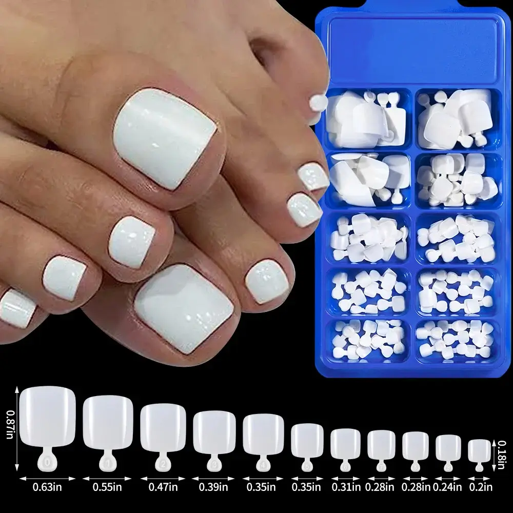 Full Cover Toe Nail Tips/120Pcs - Image 4