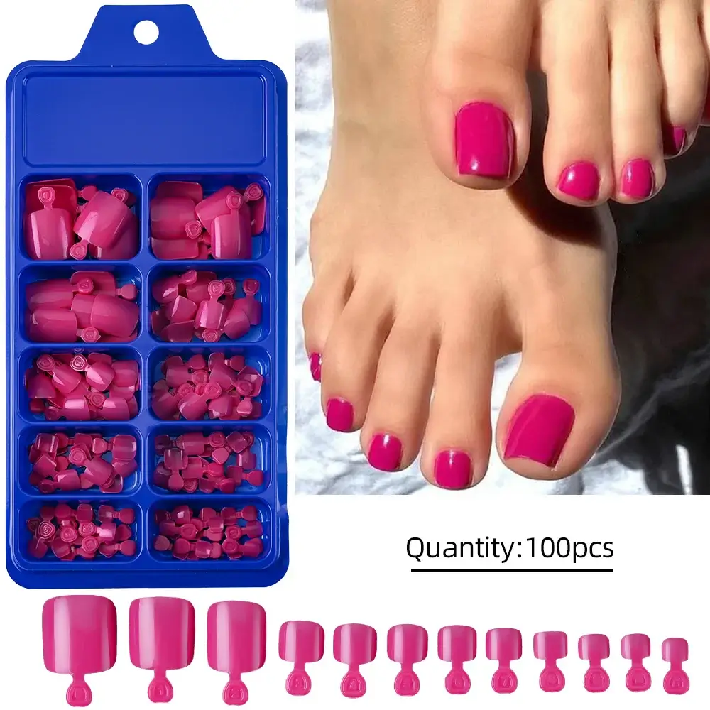 Full Cover Toe Nail Tips/120Pcs - Image 8