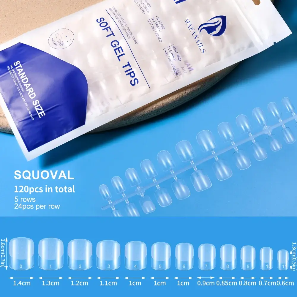 Full Cover Toe Nail Tips/120Pcs - Image 9