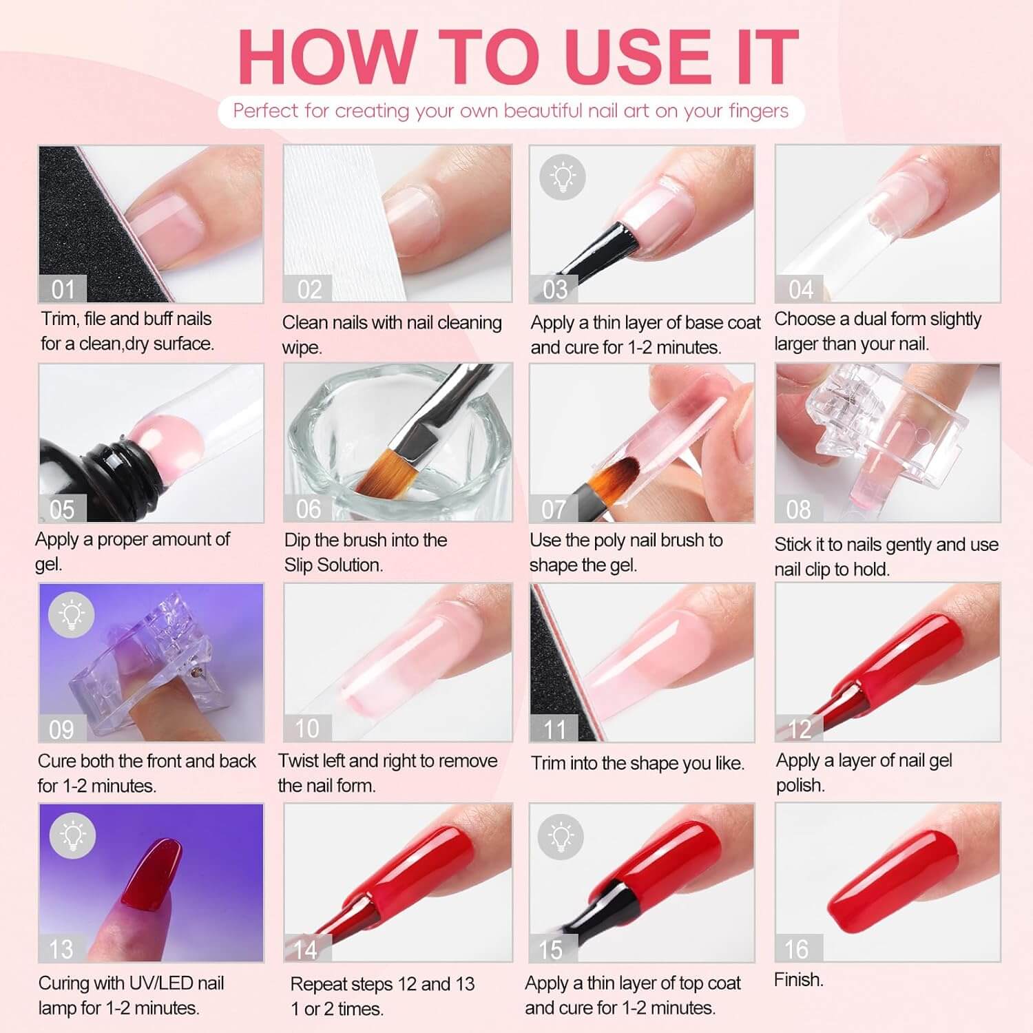Gel Nail Polish Kit - 20 Colors 😍 UK Store - Image 8